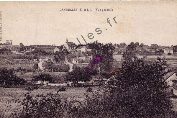 Vue général de Landelles en 1939